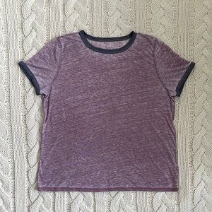 ⚡️3 for $20⚡️ American Eagle Soft Heathered Ringer T-Shirt